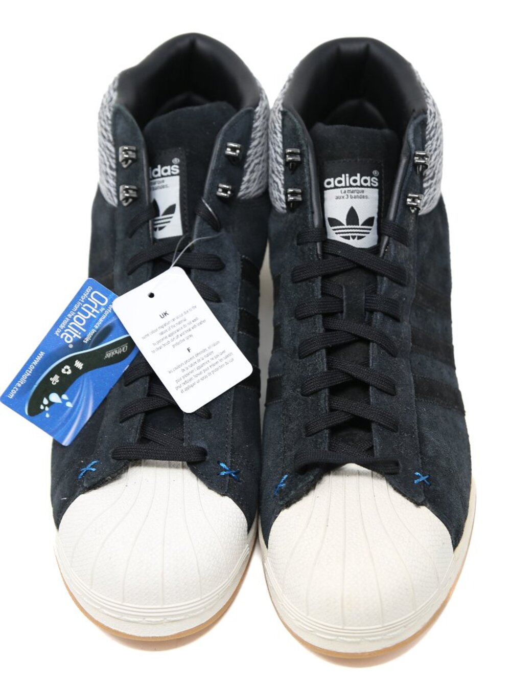 NWT! Adidas Pro Model BT Black Suede Hi Top Sneakers Mens Size 13 AQ8159 NWOB
